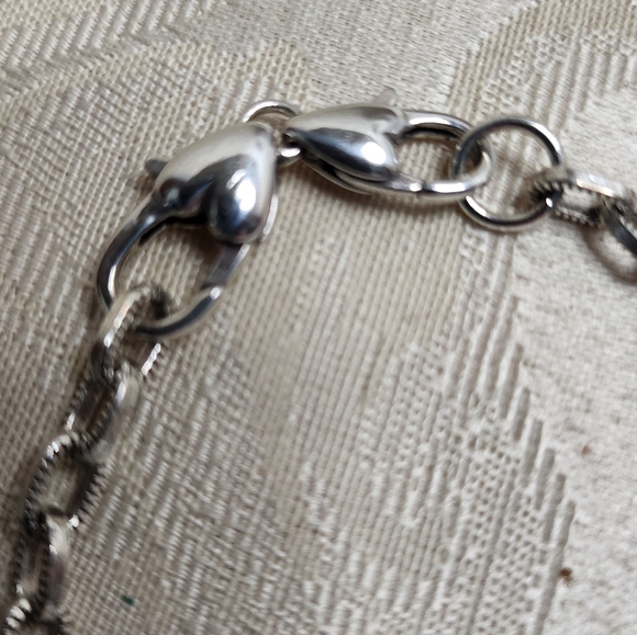 BRIGHTON INITIAL L MIXED METAL CHARM BRACELET - Picture 7 of 14